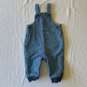 GAP Chambray Overalls - 3-6M